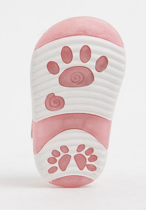 Pop Candy - Flower Printed Pump Mid Pink