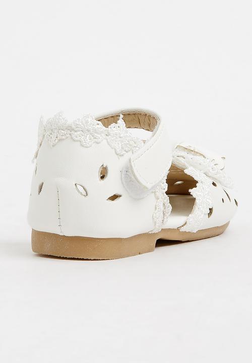 Pop Candy - Pump With Bow Detail Cream