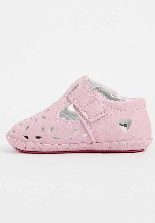 Pop Candy - Velcro Strap Pump Mid Pink