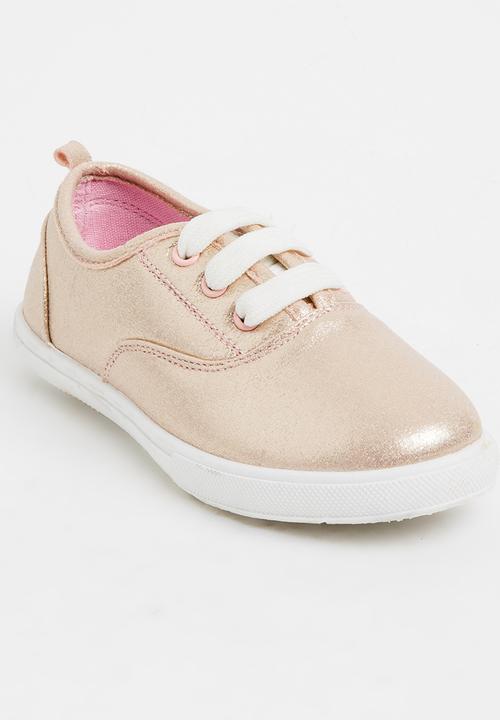 Bubblegummers - Lace Up Sneaker Gold