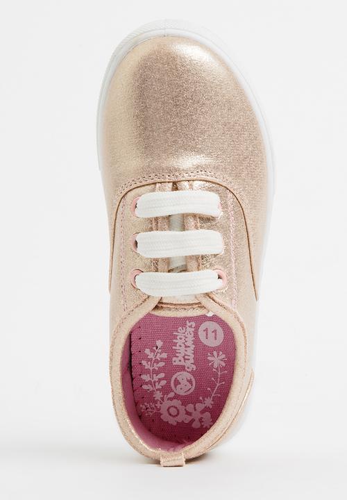 Bubblegummers - Lace Up Sneaker Gold