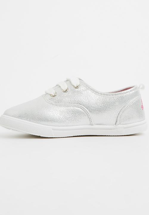 Bubblegummers - Lace Up Sneaker Silver