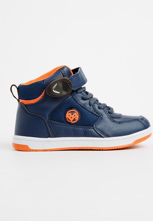 Bubblegummers - High Top Lace Up Sneaker Blue