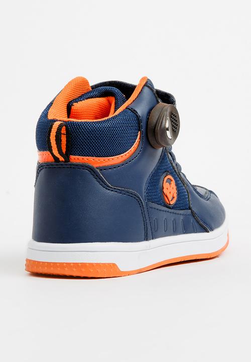 Bubblegummers - High Top Lace Up Sneaker Blue