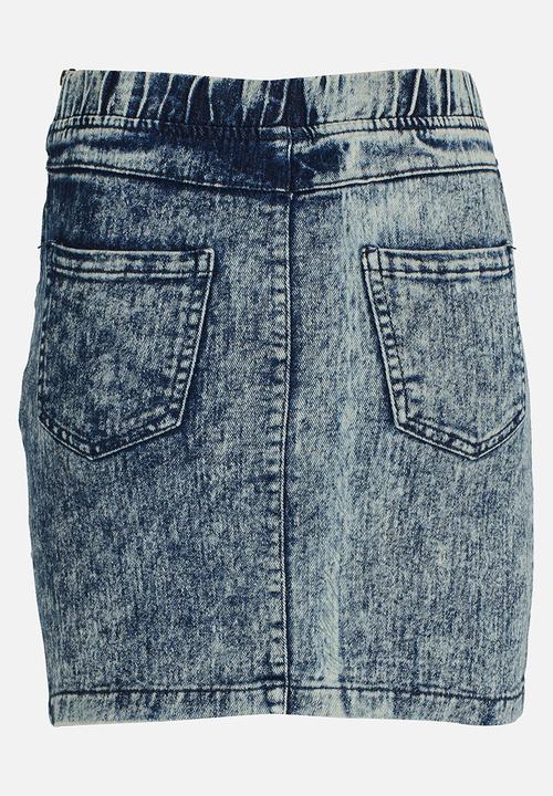 Pop Candy - Denim Skirt Blue