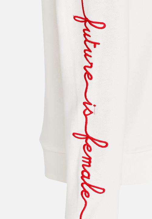 Name It - Long Sleeve  Hoodie Off White