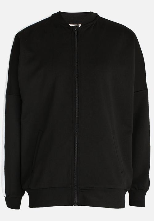 Name It - Long Sleeve Zip Through Jacket Black