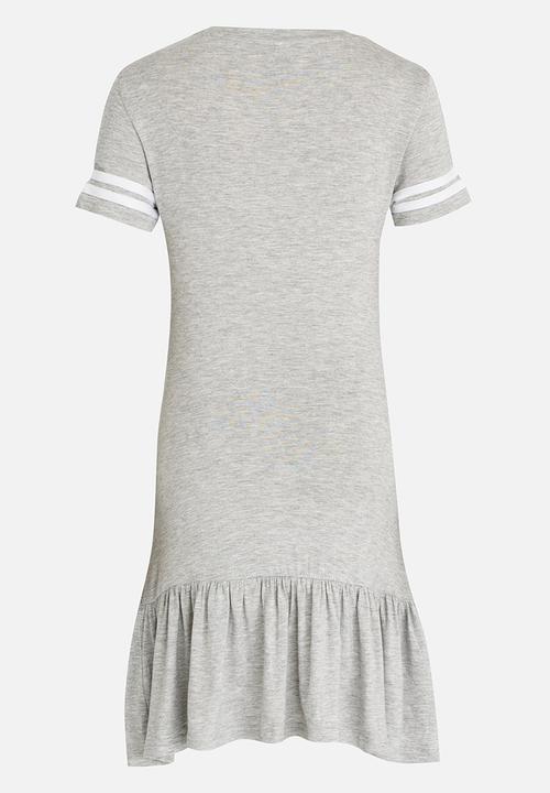 Name It - T-Shirt  Dress Grey