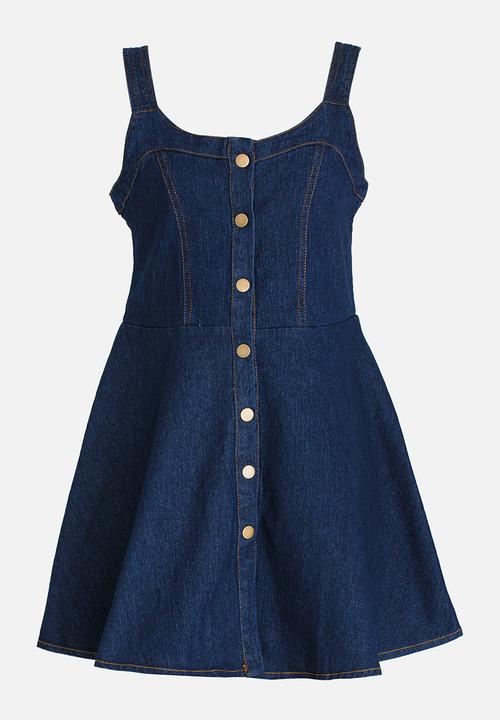 Pop Candy - Denim Dress Blue