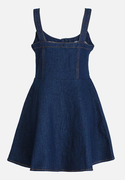 Pop Candy - Denim Dress Blue