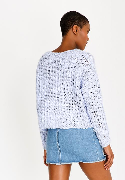 Forever21 - Long Sleeve Jersey Pale Blue