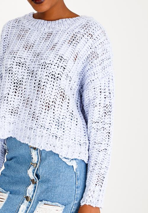 Forever21 - Long Sleeve Jersey Pale Blue