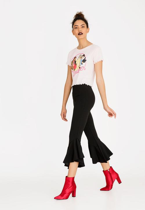 Forever21 - Cropped T-shirt Mid Pink