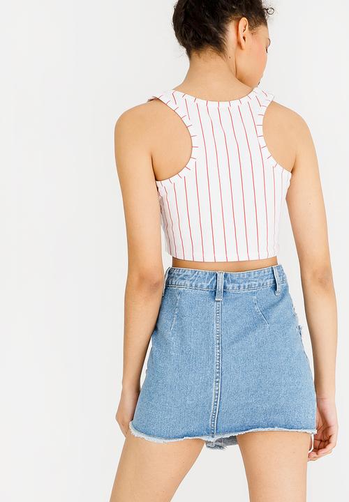 Forever21 - Cropped T-shirt White
