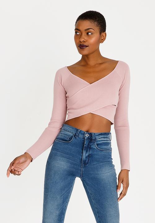 Forever21 - Bandage Sweater Pale Pink