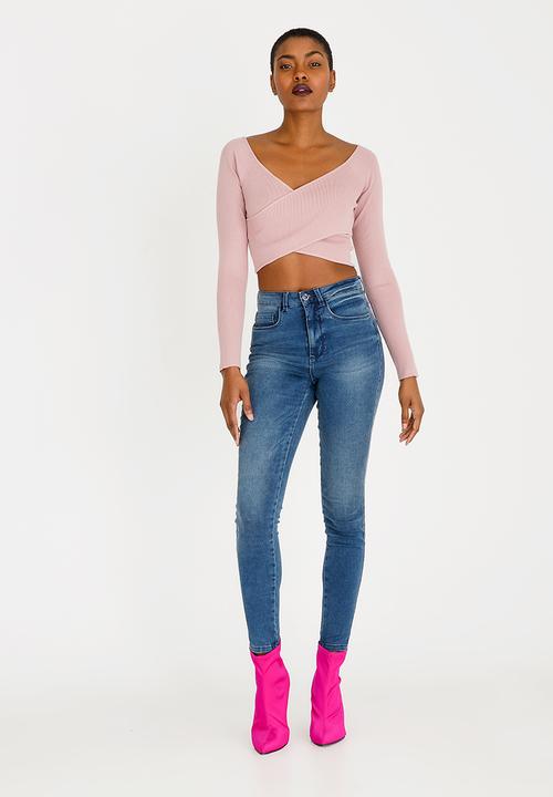 Forever21 - Bandage Sweater Pale Pink