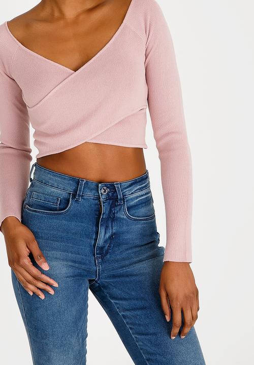 Forever21 - Bandage Sweater Pale Pink