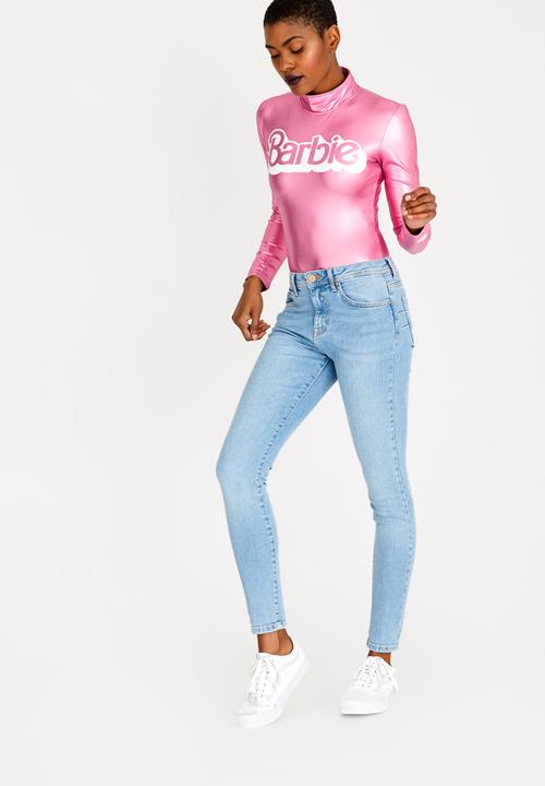 Forever21 - Long Sleeve Bodysuit Mid Pink