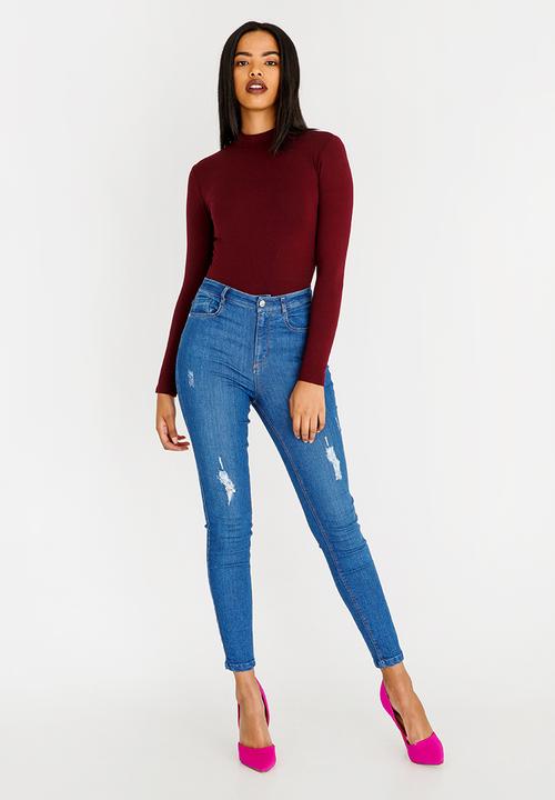 sissy boy high waisted jeans