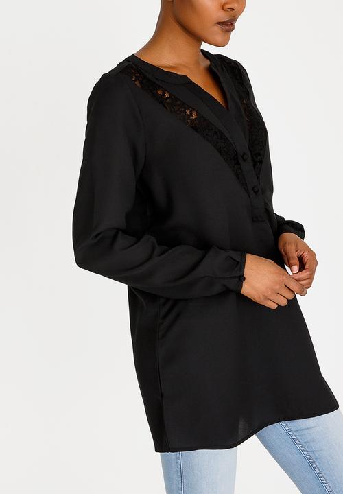Vero Moda - Clare Lace Shirt Black