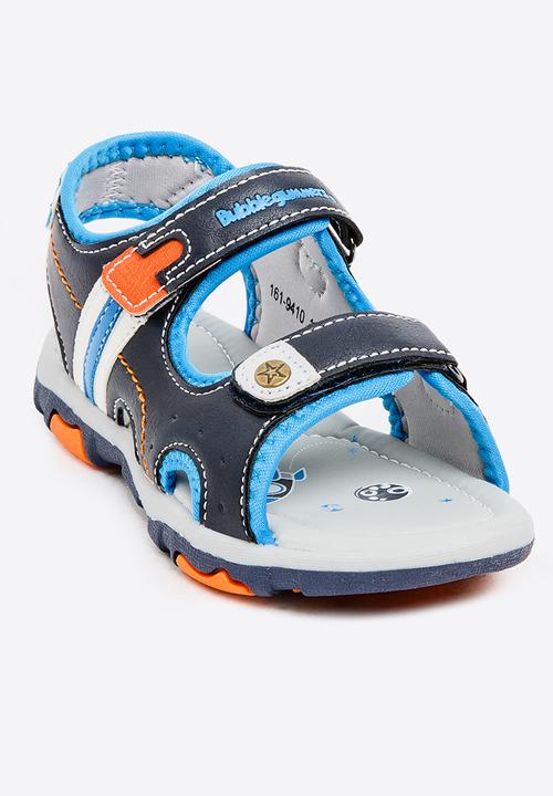 Bubblegummers - Velcro Strapped Sandals Multi-colour