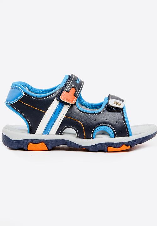 Bubblegummers - Velcro Strapped Sandals Multi-colour
