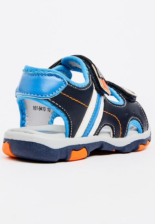 Bubblegummers - Velcro Strapped Sandals Multi-colour