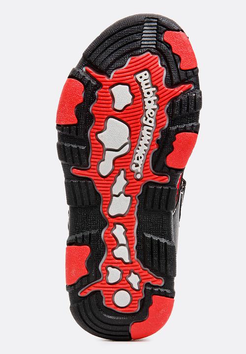 Bubblegummers - Velcro Strapped Sandals Black