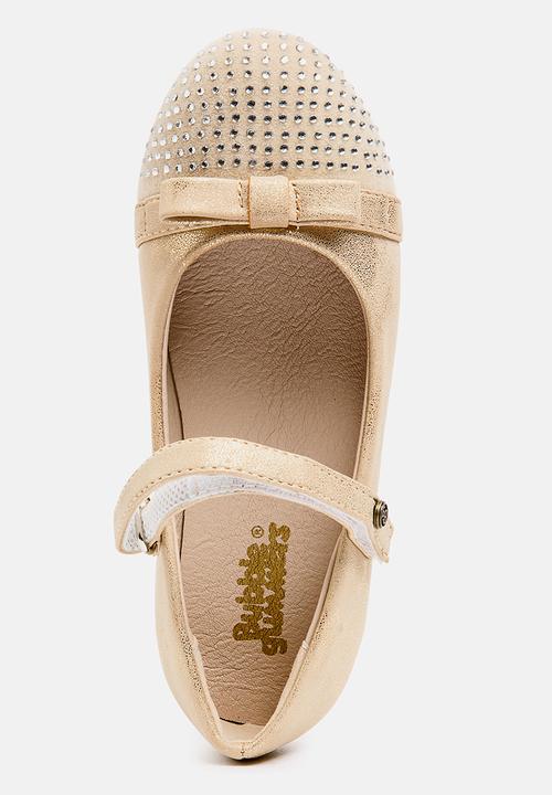 Bubblegummers - Embellished Pump Gold