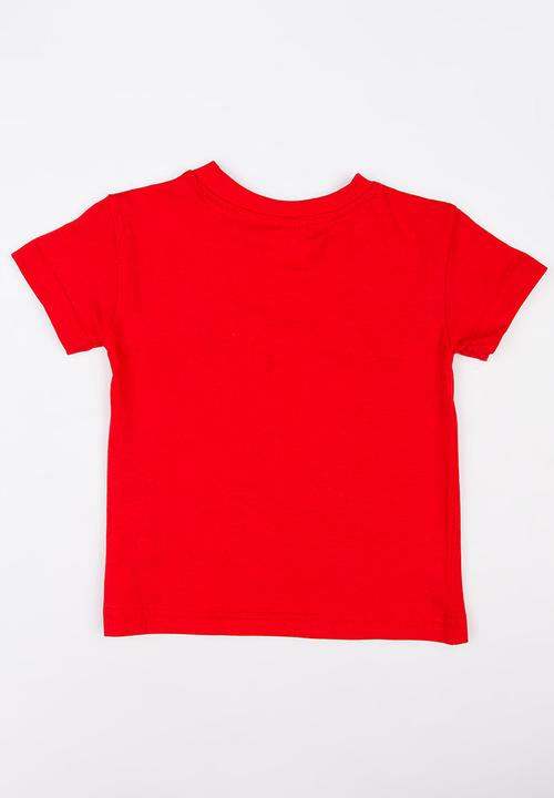 Twin Clothing - Elephant Printed T-shirt Red