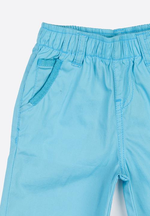 Twin Clothing - Plain Colour Shorts Aqua