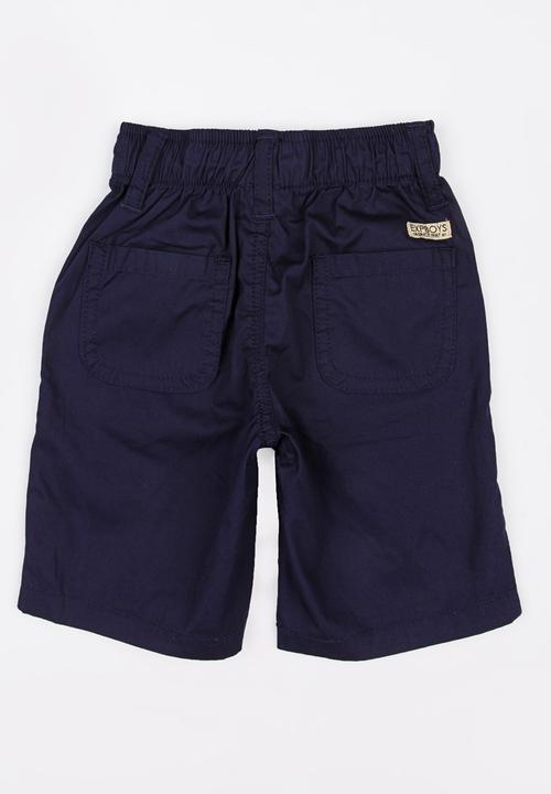 Twin Clothing - Plain Colour Shorts Navy