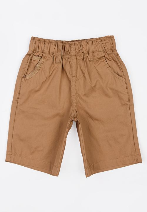 Twin Clothing - Plain Colour Shorts Stone
