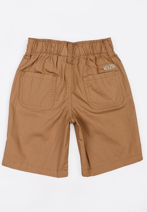 Twin Clothing - Plain Colour Shorts Stone