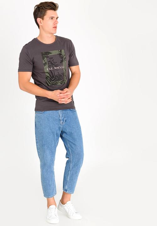 Only & Sons - Crew Neck Tee Charcoal