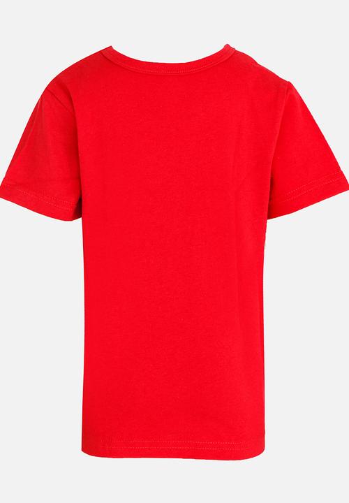 Twin Clothing - Short Sleeve Printed T-shirt Red