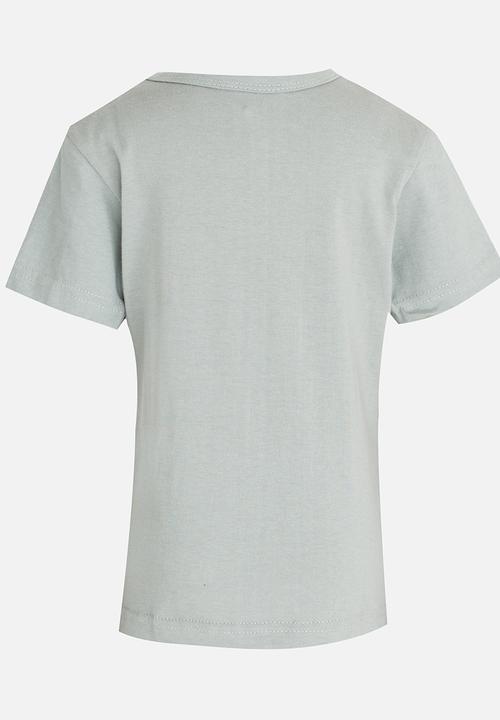 Twin Clothing - Short Sleeve Printed T-shirt Grey