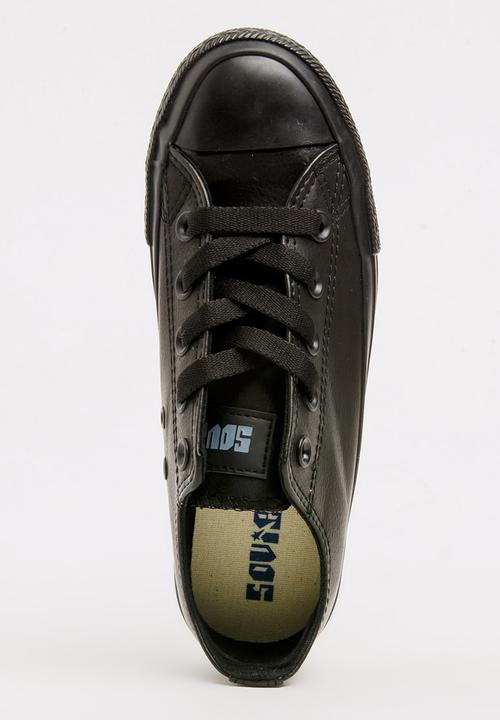 SOVIET - Viper Low Cut Sneaker PU Mono Black