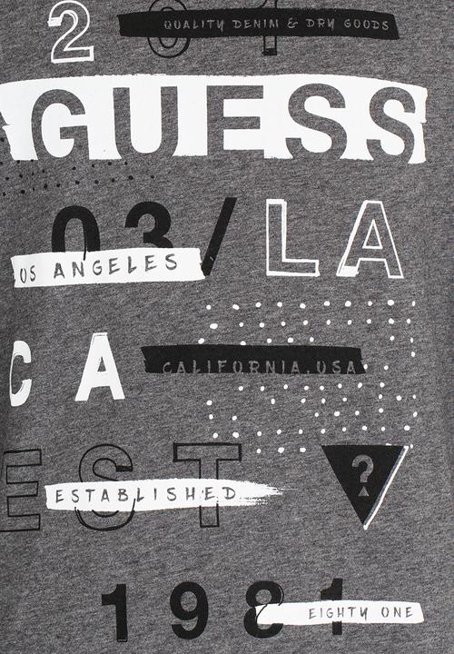 GUESS - Boys EST 03 Tee Grey