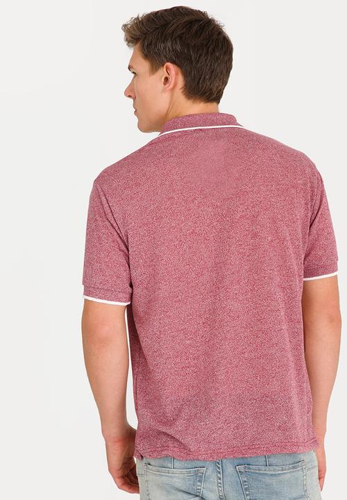 STYLE REPUBLIC - Golfer with Piping Detail Maroon