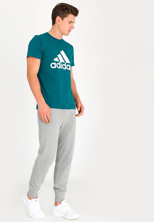 adidas Performance - Essentials Linear Tee Green