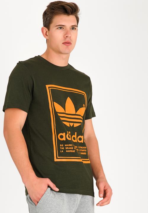 adidas originals t shirt khaki