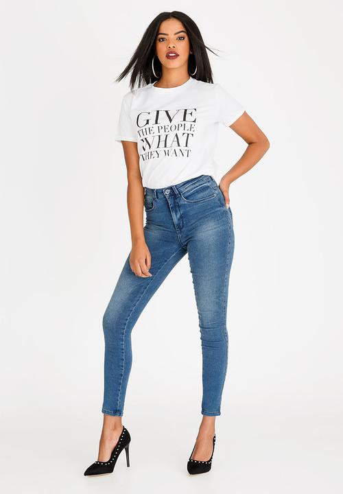 BONANG by Bonang Matheba - Give The People What They Want T-shirt White