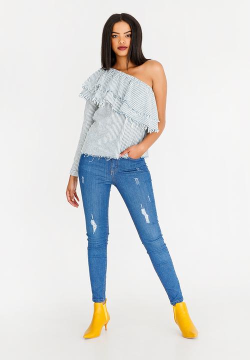 ONLY - Kylee One Shoulder Top Multi-colour