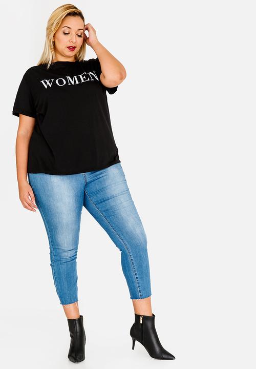 STYLE REPUBLIC PLUS - Women T-shirt Black