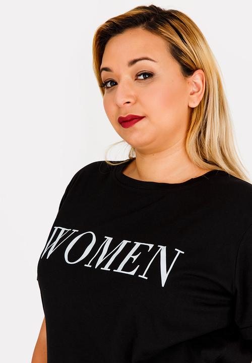 STYLE REPUBLIC PLUS - Women T-shirt Black