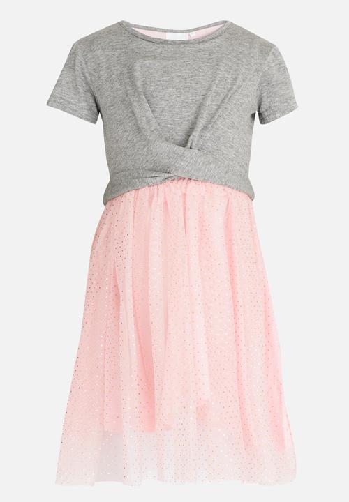 See-Saw - Combo T-shirt  Dress Pale Pink