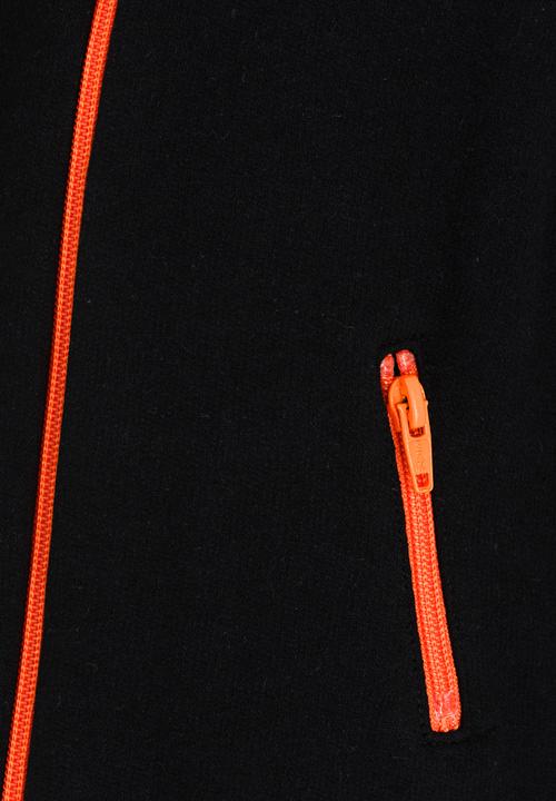 See-Saw - Mesh Zip Through Black