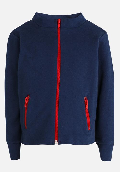 See-Saw - Mesh Zip Through Navy