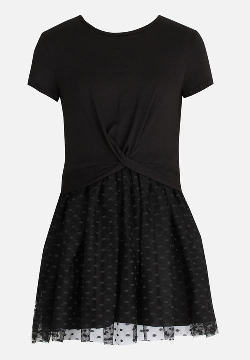 Rebel Republic - Combo T-shirt  Dress Black
